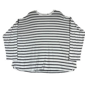 Gap Shirt Women's Size 2XL Navy Striped Long Sleeve NWT